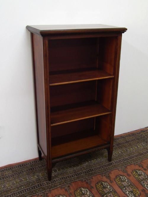 Small Sheraton Style Rosewood Open Bookcase