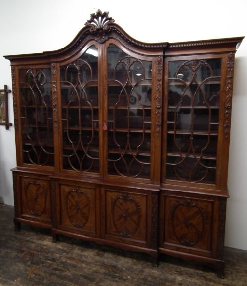 Whytock & Reid Mahogany 4 Door Bookcase