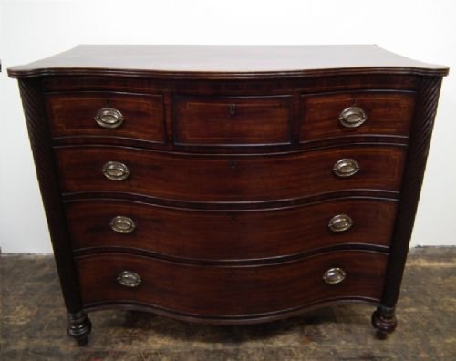 Scottish Serpentine Chest of Drawers