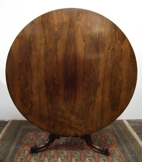 William IV Circular Rosewood Breakfast Table