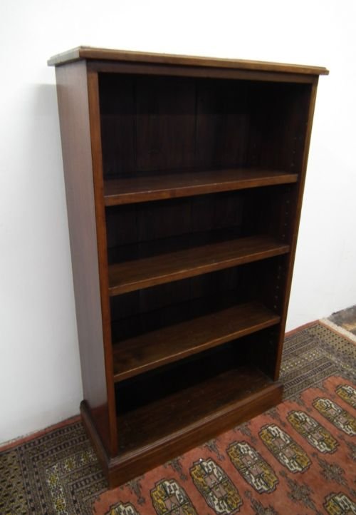Victorian Mahogany Open Bookcase