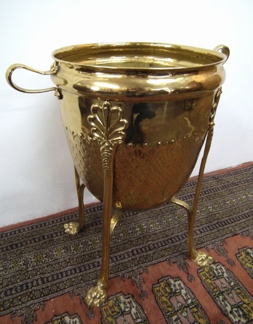Late Victorian Brass Jardinière