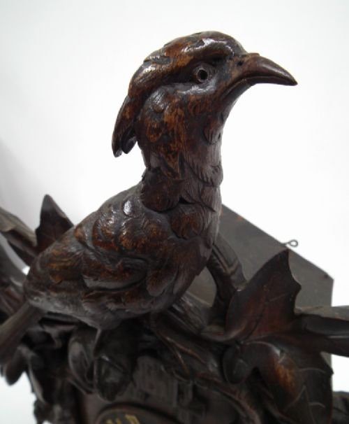 fig 1. Black Forest Carved Cuckoo Clock