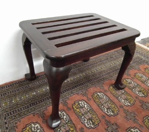 Whytock & Reid Mahogany Luggage Rack