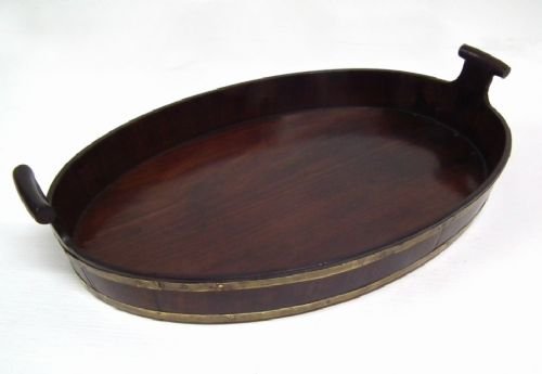 Rare George III Mahogany Butlers Tray