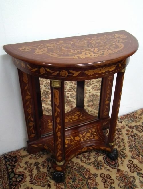 Neat Sized Dutch Demi Lune Pier Table