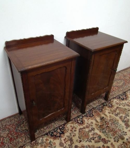 Pair of Mahogany Bedside Cabinets