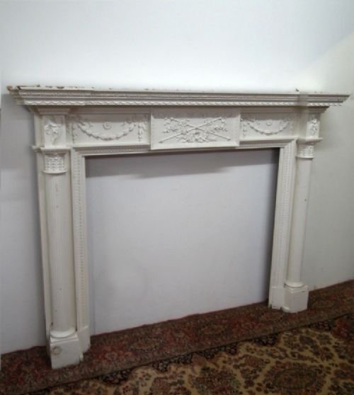 George III Style Painted Mantelpiece