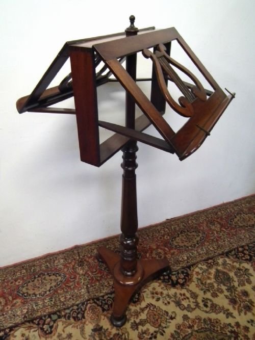 Regency Mahogany Adjustable Duet Stand