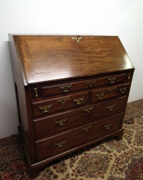 Rare George III Mahogany Bureau