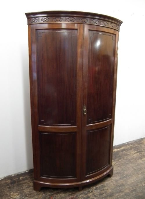 Edwardian 2 Door Corner Hall Wardrobe