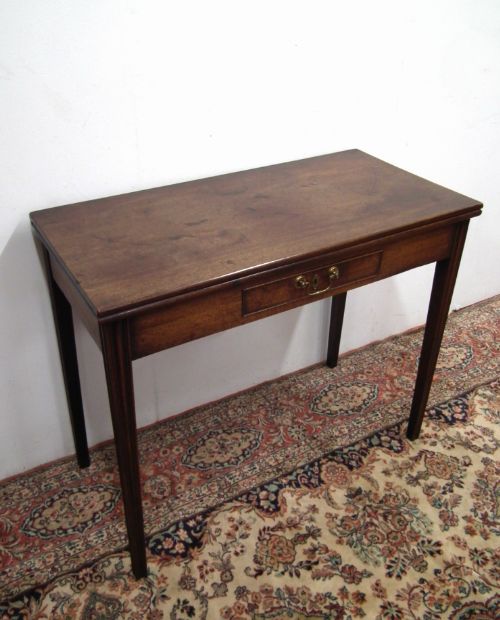 George III Neat Sized Fold Over Card Table