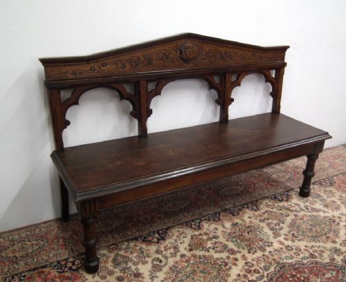 Oak Hall Bench