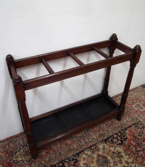 Late Victorian Oak Stick Stand