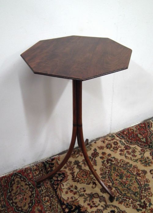 Octagonal Mahogany Occasional Table