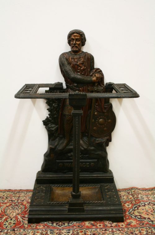 Victorian Cast Iron Stick Stand of William Wallace