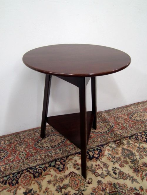 Rare George III Mahogany Cricket Table
