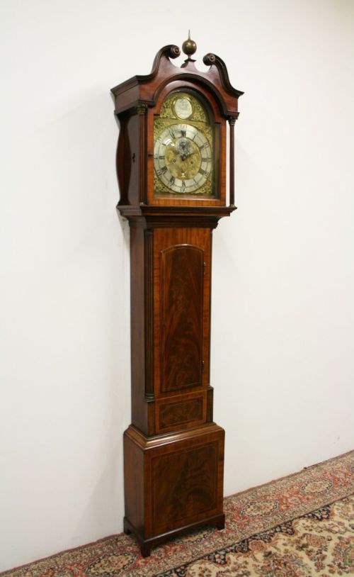 George III Longcase Cllose by Hay Hamilton, Glasgow