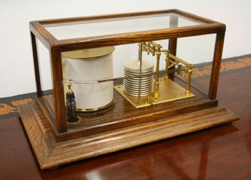 Tabletop Barograph by Short & Mason London