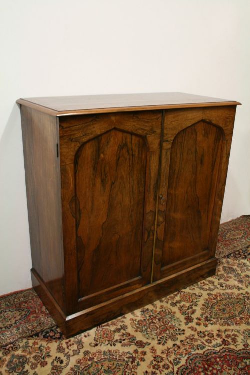 Early Victorian Rosewood Specimen Cabinet