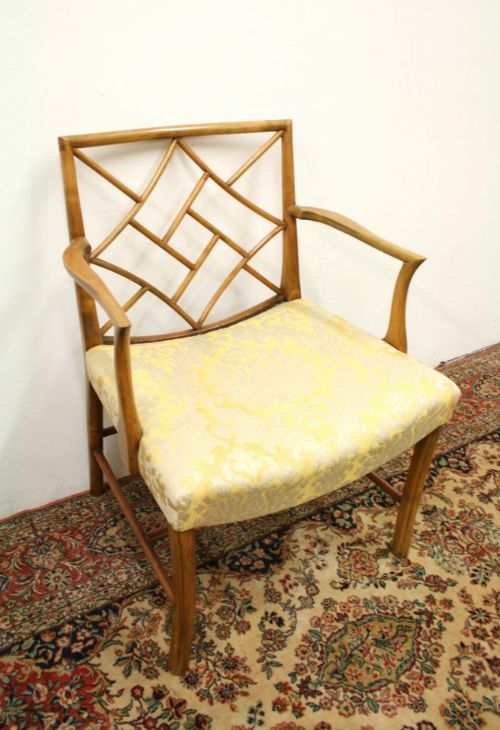 George III Style Elm Cockpen Chair