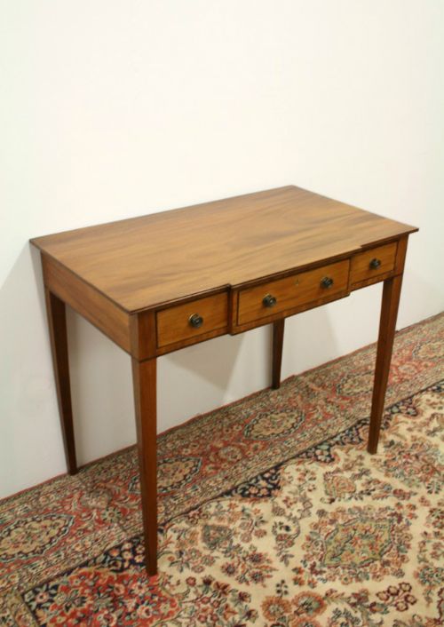 George III Breakfront Mahogany Side Table