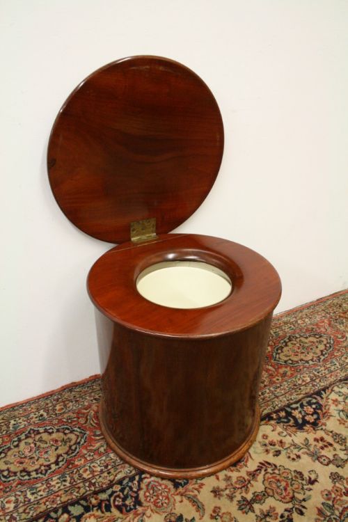 Mid Victorian Circular Commode