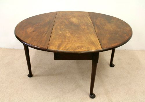 George III Mahogany Drop Leaf Table