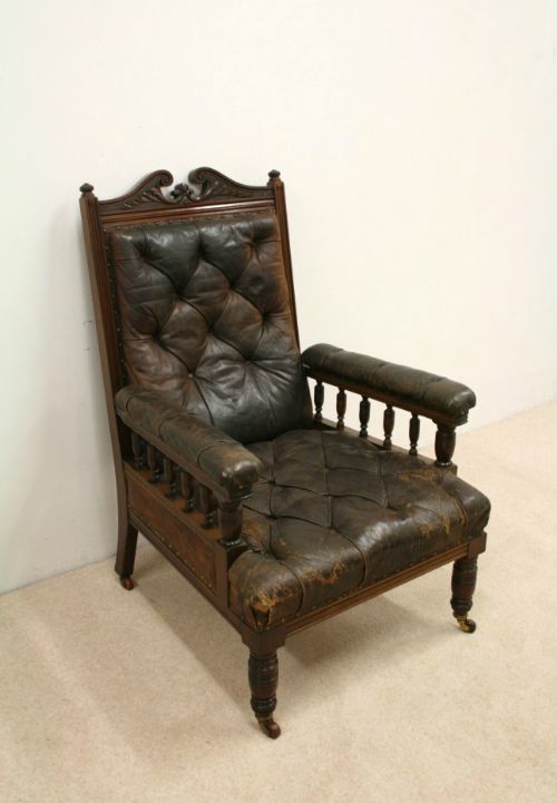 Late Victorian Gents Armchair