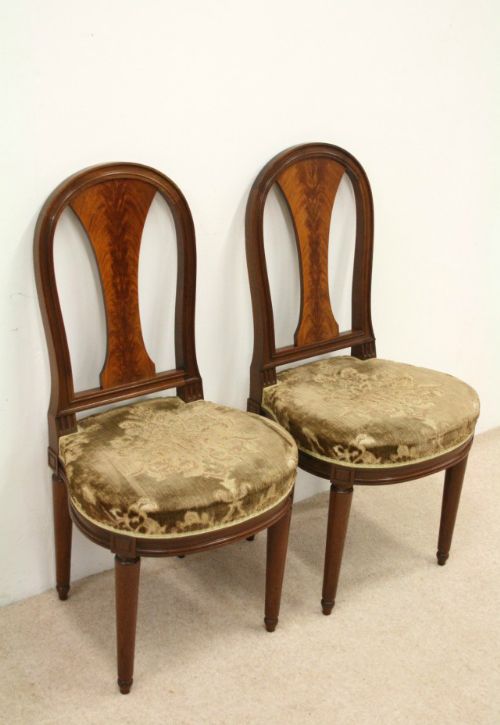 Pair of Empire Style Bedroom Chairs