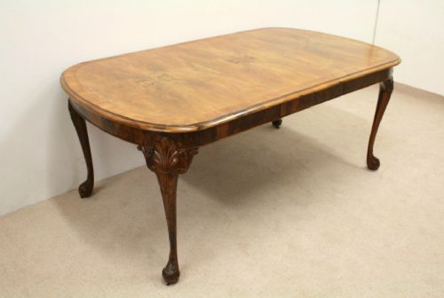 fig 1. Maple & Co Burr Walnut 9 Piece Dining Room Suite