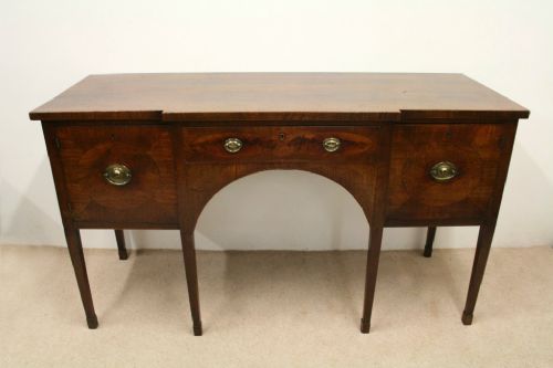 George III Mahogany Breakfront Sideboard