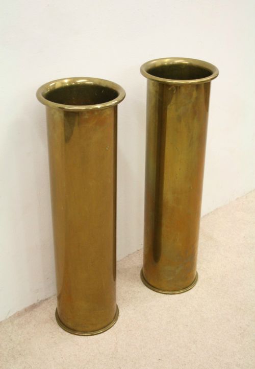 Pair of World War Shell Cases