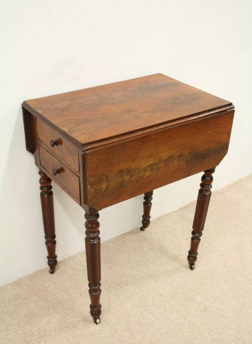 William IV Mahogany Bedside Cabinet/side Table