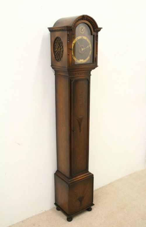 Scottish Oak Grandmother Clock