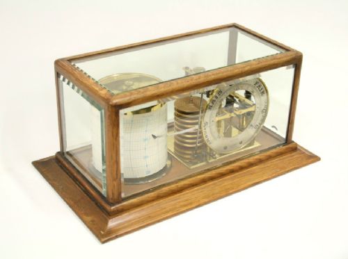 G.lee & Son Oak Glazed Barograph