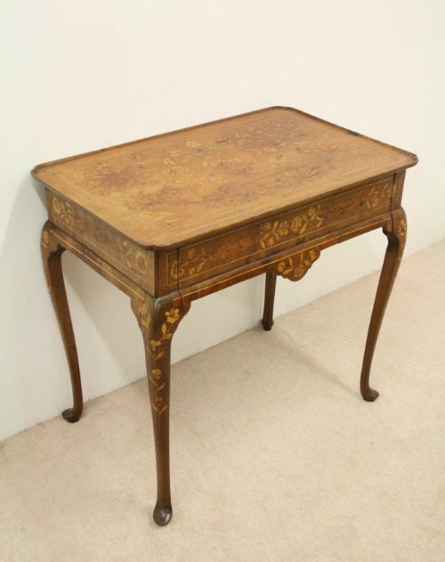 Dutch Marquetry Silver Table