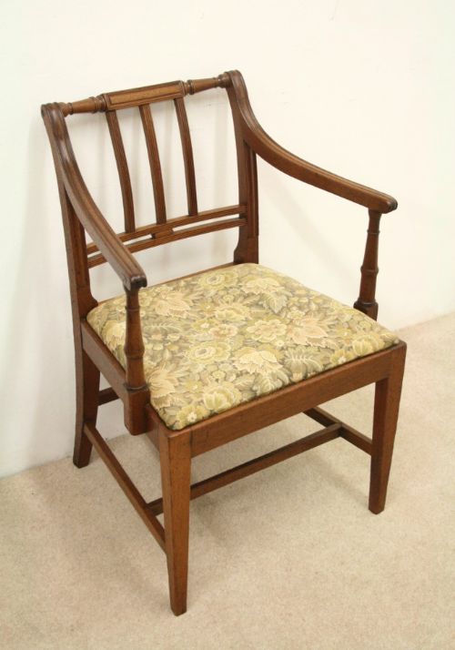 George III Mahogany Armchair
