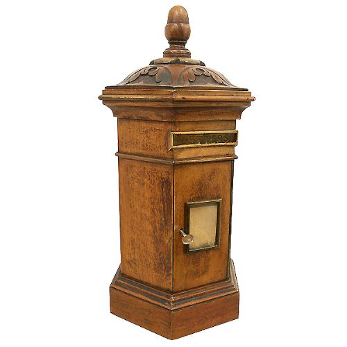 Mid Victorian Desktop Post Box