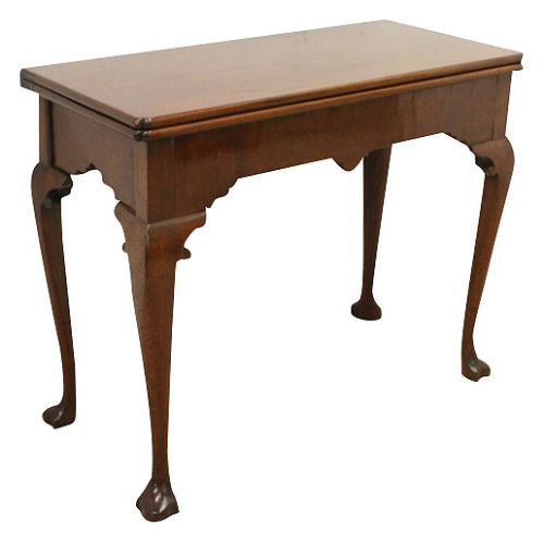 George II Mahogany Games Table