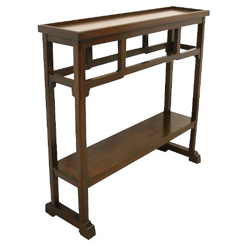 Narrow Mahogany Side Table/hall Table