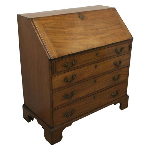 George III Mahogany Bureau
