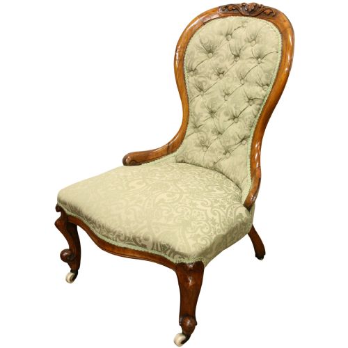 Mid Victorian Bedroom Chair/nursing Chair