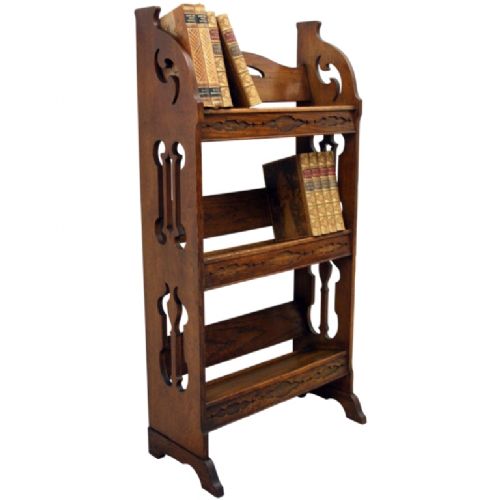 Art Nouveau Oak Book Stand