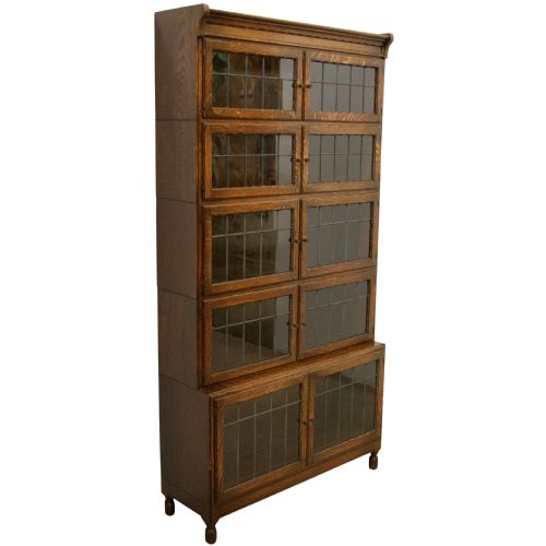 Oak Sectional/stacking Bookcase