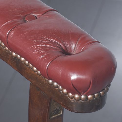 LARGE GEORGE IV RECLINING LIBRARY CHAIR - ADDITIONAL PHOTO 1