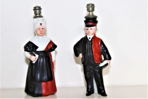 Pair of Porcelain Perfume Bottles