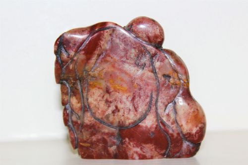 FINELY CARVED CHINESE SOAPSTONE DESK SEAL OF A LARGE CORPULANT BUDHA - ADDITIONAL PHOTO 4