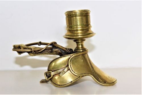 A Brass Candlestick
