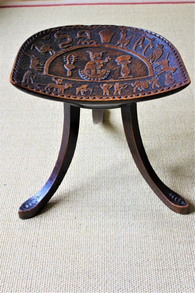 Oak Thebes Stool
